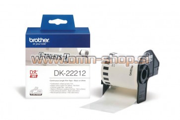 Brother DK22212 Neskončne nalepke - film bel 62mm x 15,24m