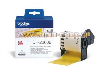 Brother DK22606 Neskončne nalepke - film rumen 62mm x 15,24m