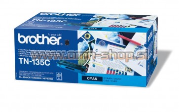 Brother Toner TN135C, cyan, 4.000 strani HL4040/50/70 DCP9040/2/5 MFC9440/50/9855