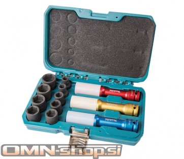 Makita 12-delni set natičnih ključev 1/2"  P-90576