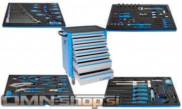 UNIOR VOZIČEK Z ORODJEM EUROVISION ART.940EV 127 kos orodja + voziček EV4. 800x440x923 mm