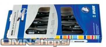 UNIOR IZVIJAČI ART.607B5 CR Gar. karton z okencem. 3x PL, 2x PH / 5 kos
