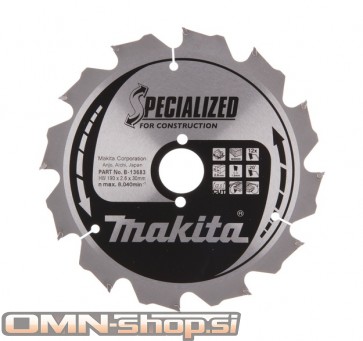 Makita žagin list 190x30mm, 12z B-13683