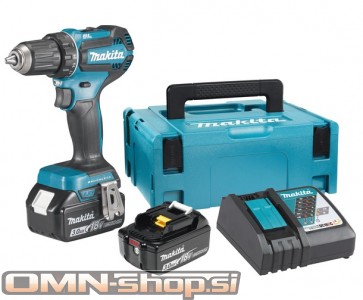 Makita DDF485RFJ akumulatorski vrtalni vijačnik, BL, 18V