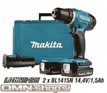Makita DDF343SYE akumulatorski vrtalni vijačnik 14,4V