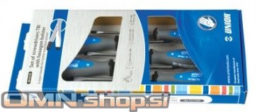 UNIOR IZVIJAČI ART.600CS5 TBI Gar. karton z okencem, šestkot.nastavek. 3x PL, 2x PH / 5 kos