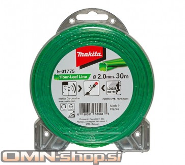 Makita nitka najlonska 2,0mm/30m DETELJICA ZELENA E-01775