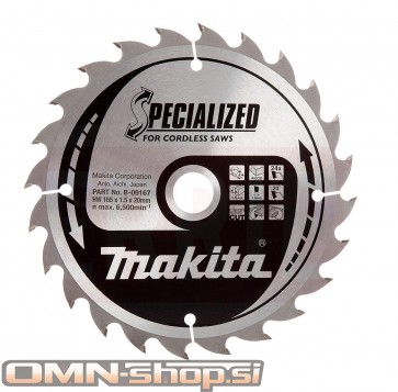 Makita žagin list 165x20/24Z TCT Specialized B-09167/B-32904