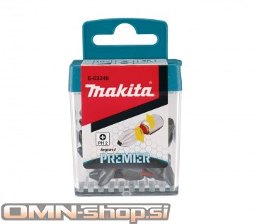 Makita vijačni nastavek PH2 x 25mm IMPACT PREMIER 15kos E-03246