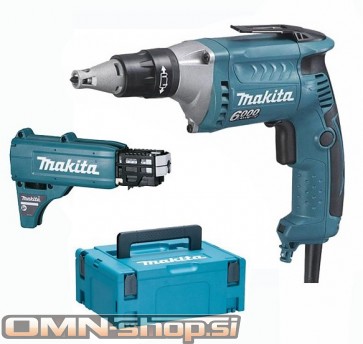 Makita FS6300JX2 električni suhomontažni vijačnik + podajalnik
