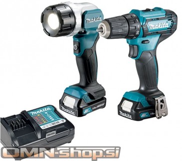 Makita DF333DWYL1 akumulatorski set 12V, CXT