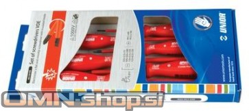 UNIOR IZVIJAČI ART.603CS6 VDE Gar. karton z okencem, izolirani 1000 V. 4x PL, 2x PH / 6 kos