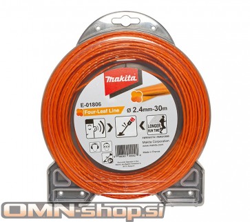 Makita nitka najlonska 2,4mm/30m DETELJICA ORANŽNA E-01806