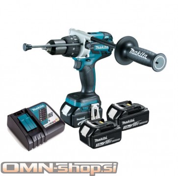 Makita DHP481RFE3 akumulatorski vibracijski vijačnik, 18V