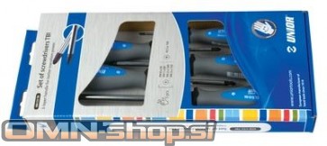 UNIOR IZVIJAČI ART.608CS5 TBI Gar. karton z okencem. 4x PH, 1x PZ / 5 kos
