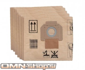Makita dvoslojna papirnata filter vrečka za 446L, 5/1 ,P-70194