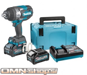 Makita TW001GM201 Akumulatorski udarni vijačnik 40V, XGT, 3/4"  1800Nm, 2xBL4040, DC40RA, MAKPAC 3