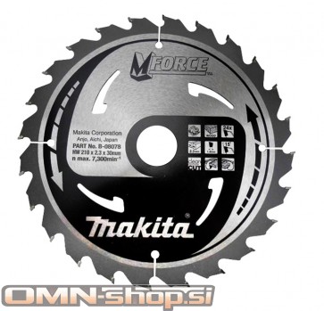 Makita žagin list TCT MForce 210x30mm, 24z