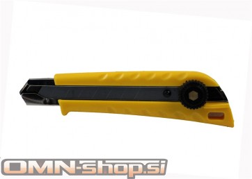 POPAR NOŽ UNIVERZALNI S KOLESCEM Ohišje plastika, kovinsko vodilo, POPAR. 18 mm