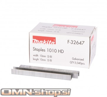 Makita sponke F-32647 10X10mm 5040kos za akumulatorski spenjalnik, DST220, DST221, T221D