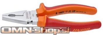 UNIOR KLEŠČE KOMBINIRANE VDE Art.406/1VDEBI 180 mm