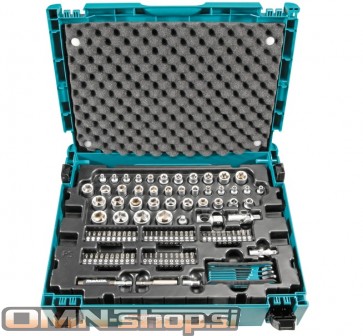 Makita 120 delni set ročnega orodja E-08713 v Makpac 1 kovčku