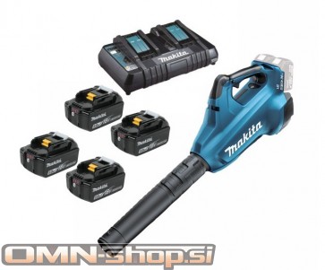 Makita DUB362PT4X akumulatorski puhalnik 18V+18V, 5,0Ah