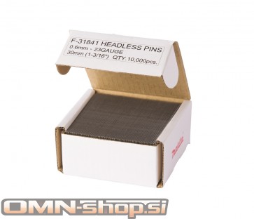 MAKITA Žebljički 30mm-10.000kos F-31841, 23Ga/0,6mm