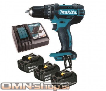 Makita DDF482RFE3 akumulatorski vrtalni vijačnik, 18V