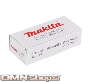 MAKITA Žebljički 35mm-5.000kos F-31915, 18Ga