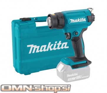 Makita DHG180ZK akumulatorski fen na vroč zrak, 18V, 550°C v kovčku