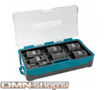 Makita 7-delni set natičnih ključev z adapterjem v plastični škatli B-69733