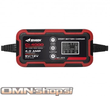 Shark POLNILNIK CI-4000 Li-Ion, 6/12V, IP54, 4A DC, Li-Ion