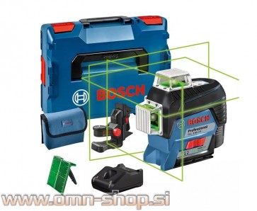 BOSCH GLL 3-80 CG + BM1 + LBOXX + GBA12V/2.0Ah + GAL12V-40 LINIJSKI LASER 0 601 063 T00