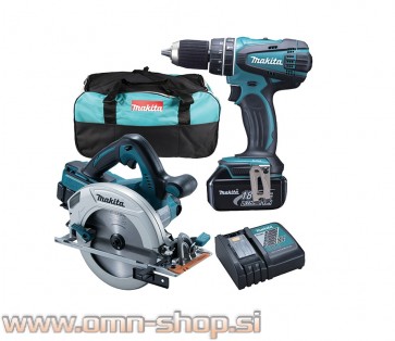 Makita DLX2084 akumulatorski set 4,0Ah