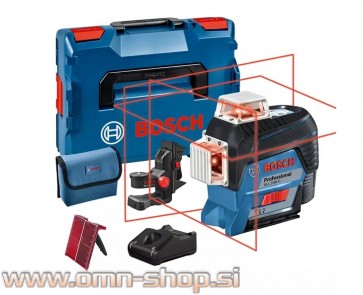 BOSCH GLL 3-80 C + BM1 + LBOXX + GBA12V/2.0Ah + GAL12V-40 LINIJSKI LASER 0 601 063 R02