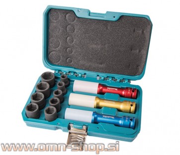 Makita 12-delni set natičnih ključev 1/2"  P-90576