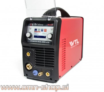WTL POWERMIG 200 LCD SYNERGIC MIG/TIG/MMA varilni aparat, Mini