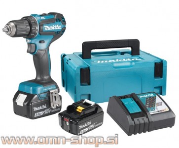 Makita DDF485RFJ akumulatorski vrtalni vijačnik, BL, 18V