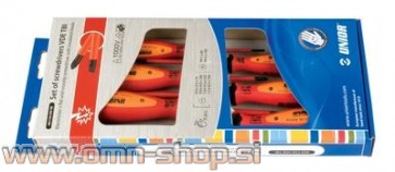 UNIOR IZVIJAČI ART.603CS6 VDETBI Gar. karton z okencem, izolirani 1000 V. 4x PL, 2x PH / 6 kos