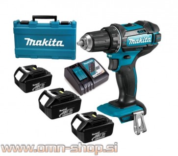 Makita DHP482RFE3 akumulatorski vibracijski vijačnik, 18V