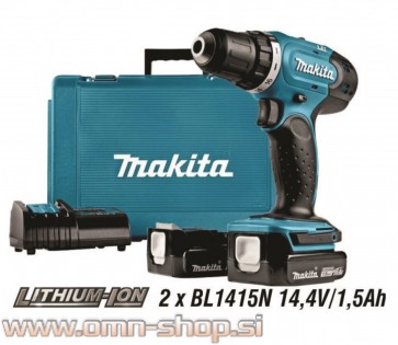 Makita DDF343SYE akumulatorski vrtalni vijačnik 14,4V