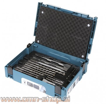 Makita 17-delni set svedrov in dlet SDS-Plus v kovčku Makpac 1  B-53877