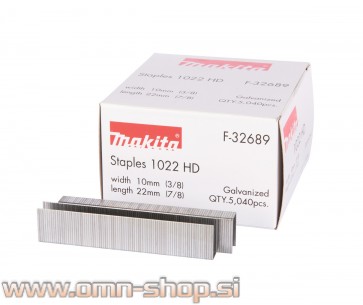 Makita sponke F-32689 10X22mm 5040kos za akumulatorski spenjalnik, DST220, DST221, T221D