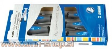 UNIOR IZVIJAČI ART.600CS5 TBI Gar. karton z okencem, šestkot.nastavek. 3x PL, 2x PH / 5 kos