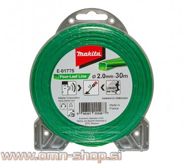 Makita nitka najlonska 2,0mm/30m DETELJICA ZELENA E-01775
