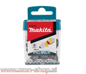 Makita vijačni nastavek PH2 x 25mm IMPACT PREMIER 15kos E-03246