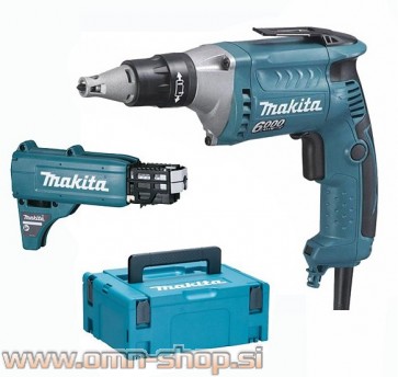 Makita FS6300JX2 električni suhomontažni vijačnik + podajalnik