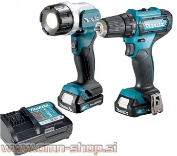 Makita DF333DWYL1 akumulatorski set 12V, CXT