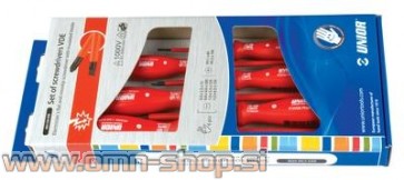 UNIOR IZVIJAČI ART.603CS6 VDE Gar. karton z okencem, izolirani 1000 V. 4x PL, 2x PH / 6 kos